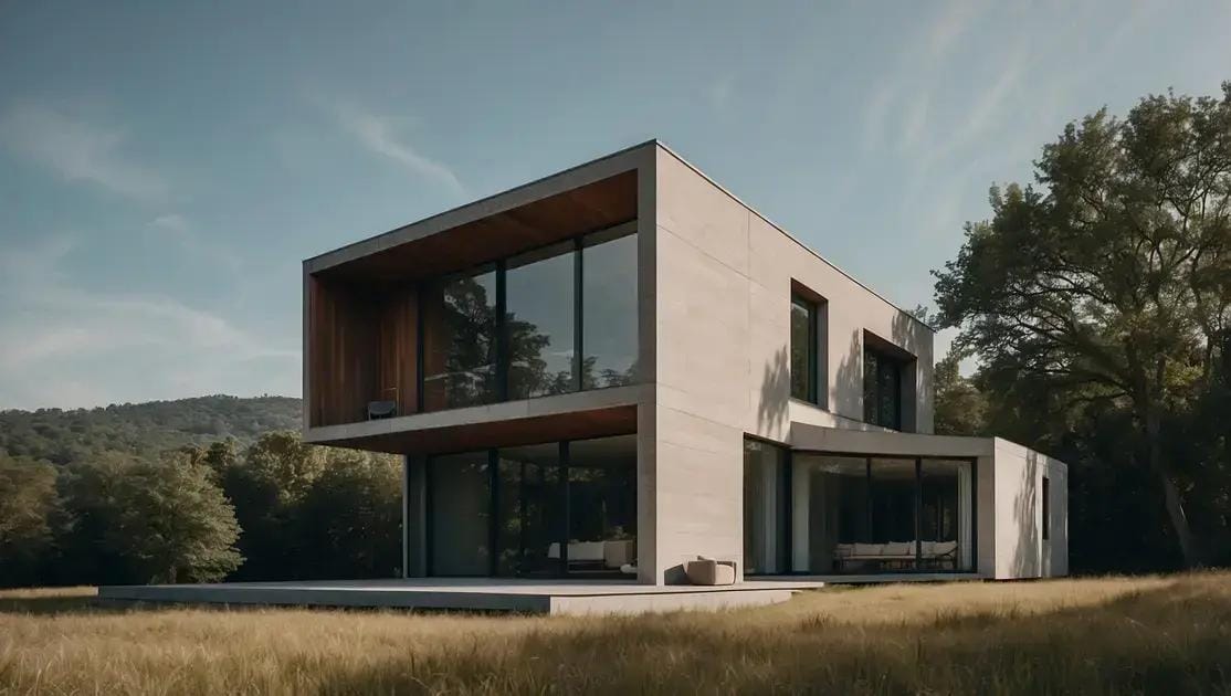 Arquitetura minimalista e harmonia com o ambiente Arquitetura minimalista e harmonia com o ambiente